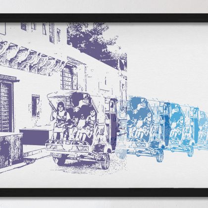 Cycle Rickshaw Home Decor