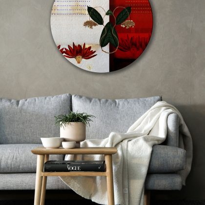 Technicolour Round Art