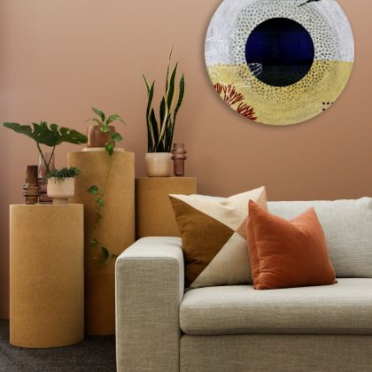 Lemon Round Art