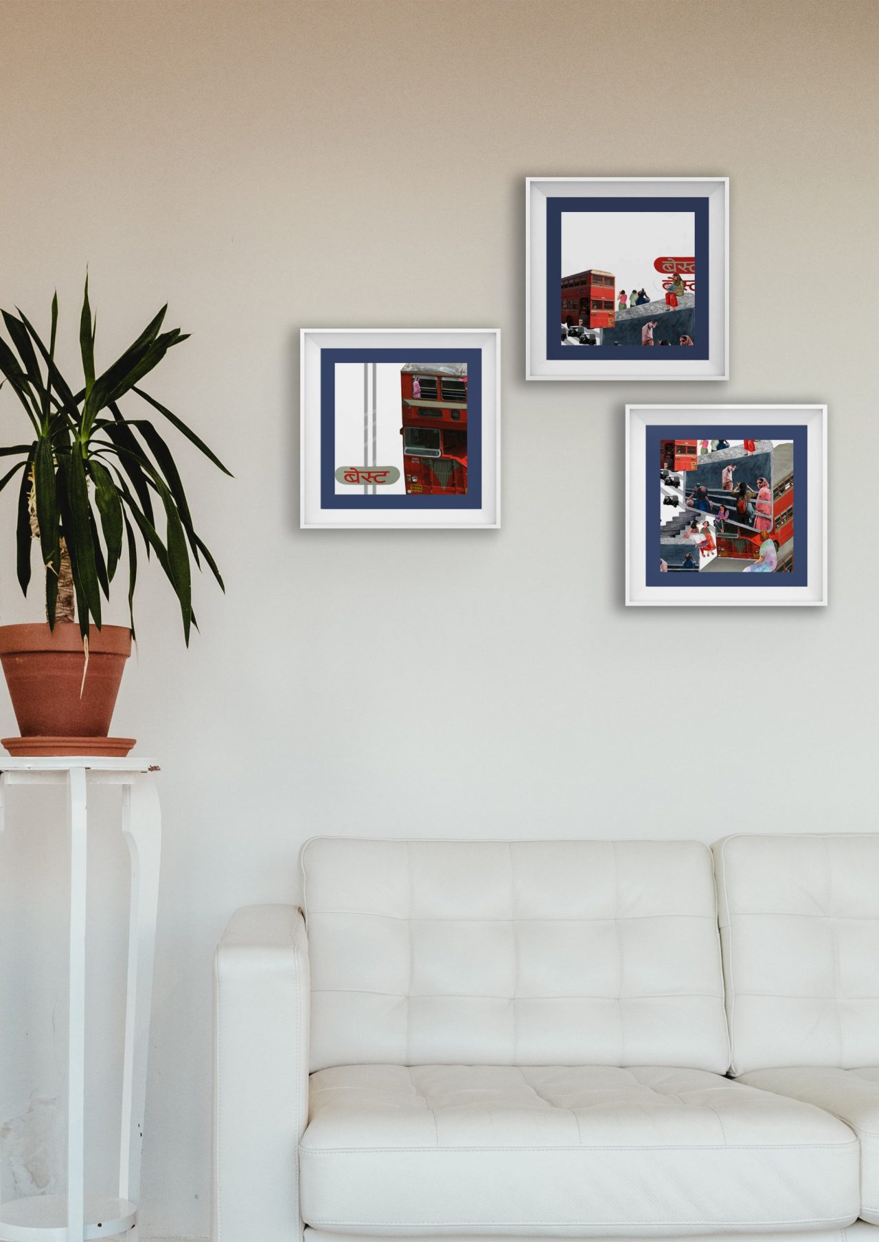 Double Decker Wall Art Set