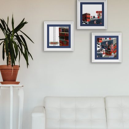 Double Decker Wall Art Set