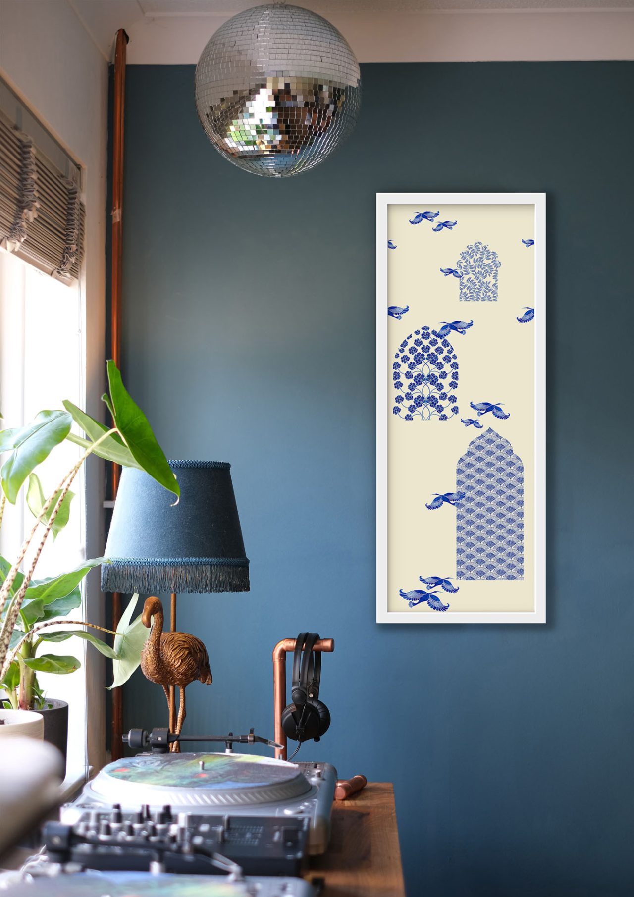 ARCHES IN INDIGO