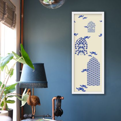 ARCHES IN INDIGO