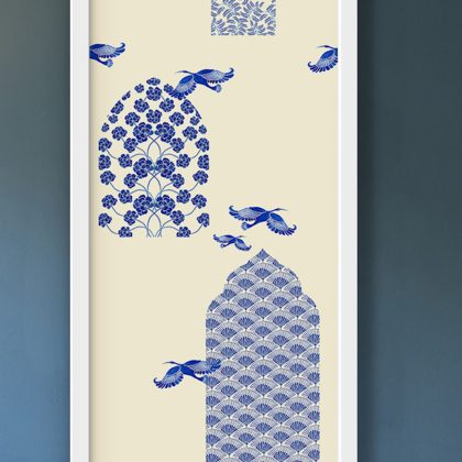 ARCHES IN INDIGO