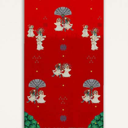 Raas Red Canvas Wall Art