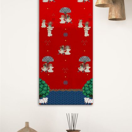 Raas Red Canvas Wall Art