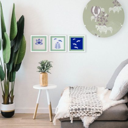 Pastel Indigo Wall Art