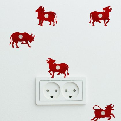 Cows Of Pichwai (Gulaal) Easy Decal Sets