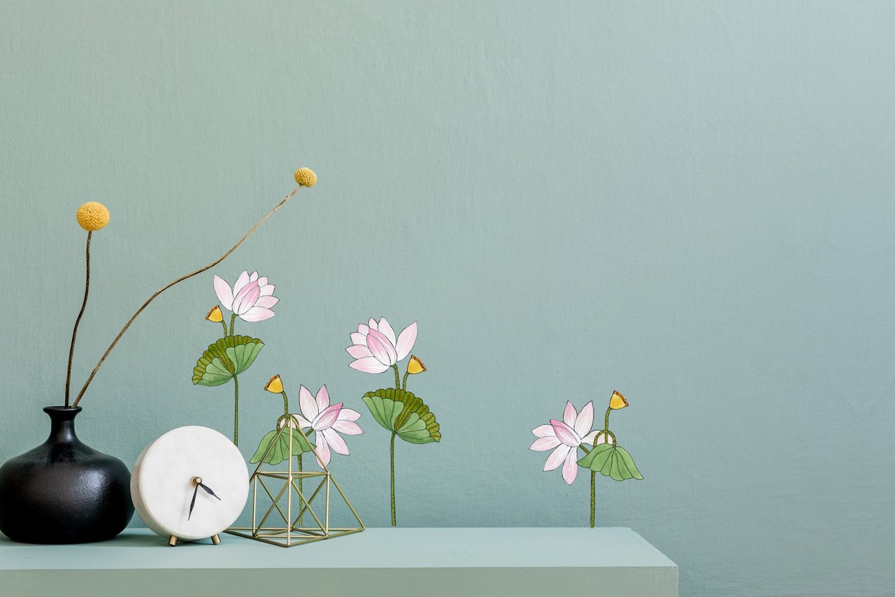 The Pichwai Bloom Easy Decal Sets