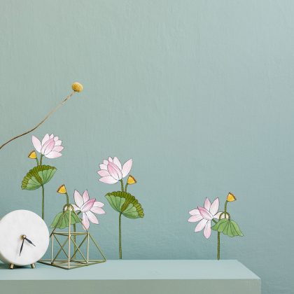 The Pichwai Bloom Easy Decal Sets