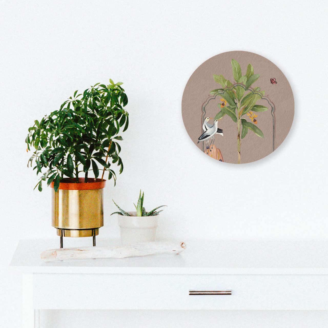 Early Bird Round Wall Art