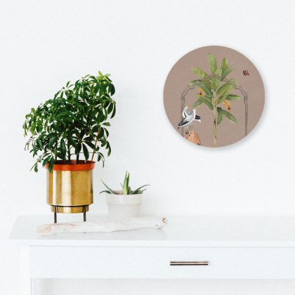 Early Bird Round Wall Art