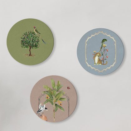 Jungle Cassata Round Wall Art Set