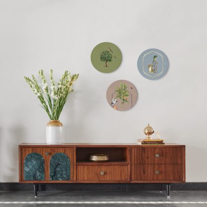 Jungle Cassata Round Wall Art Set