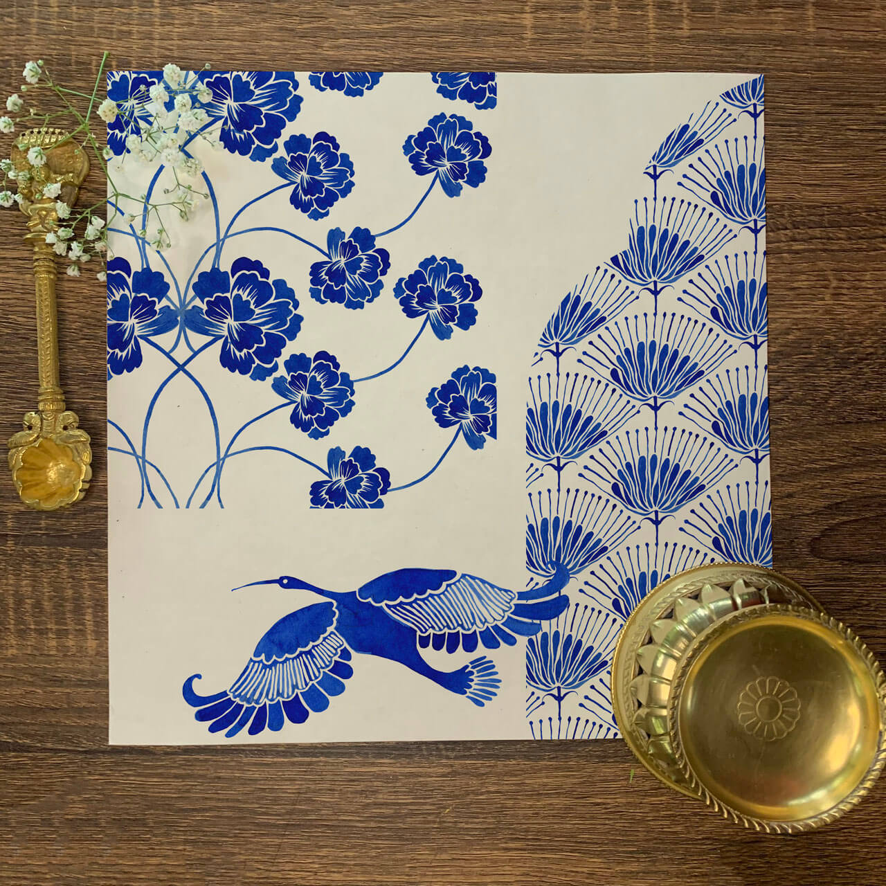 Arches in Indigo