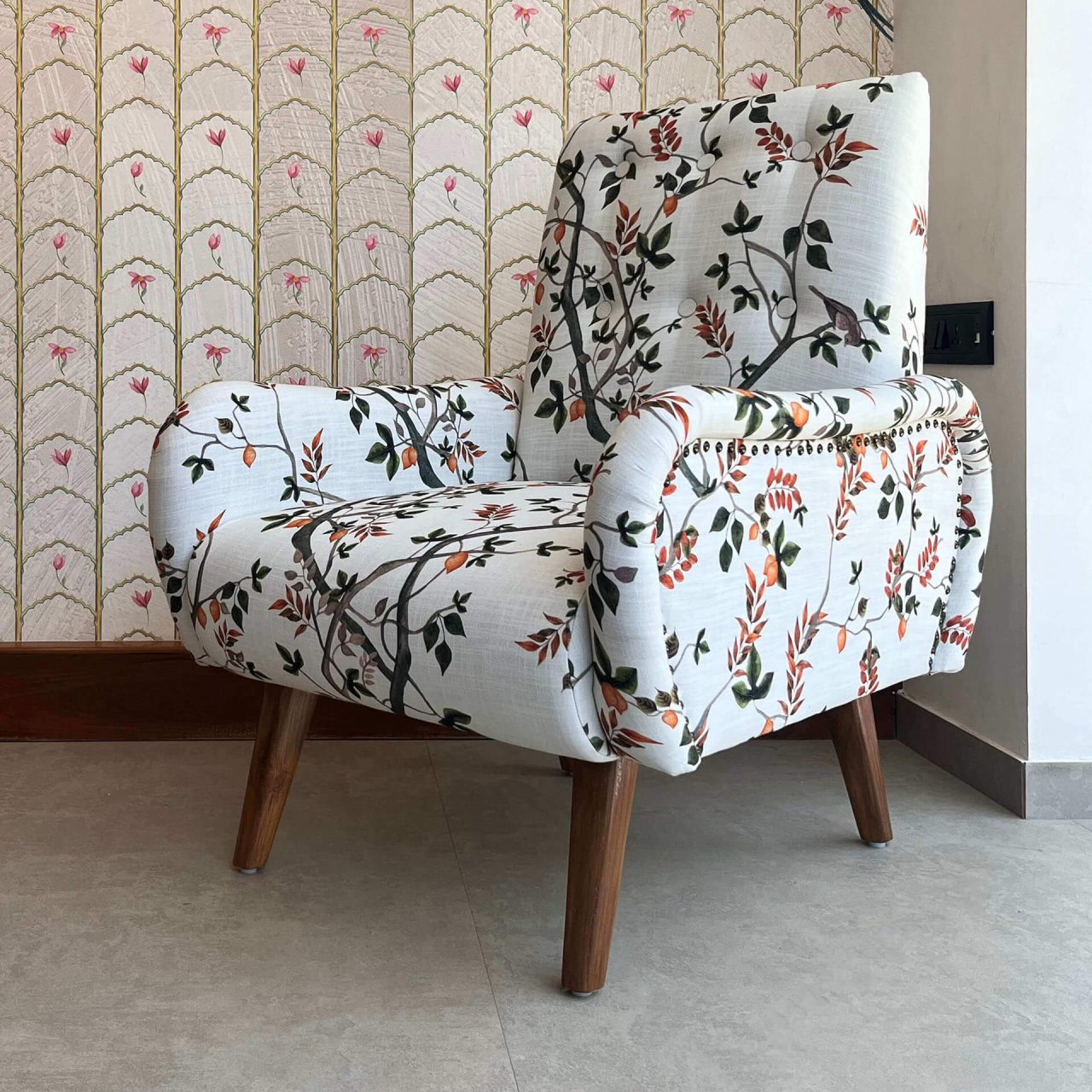 Olive armchair
